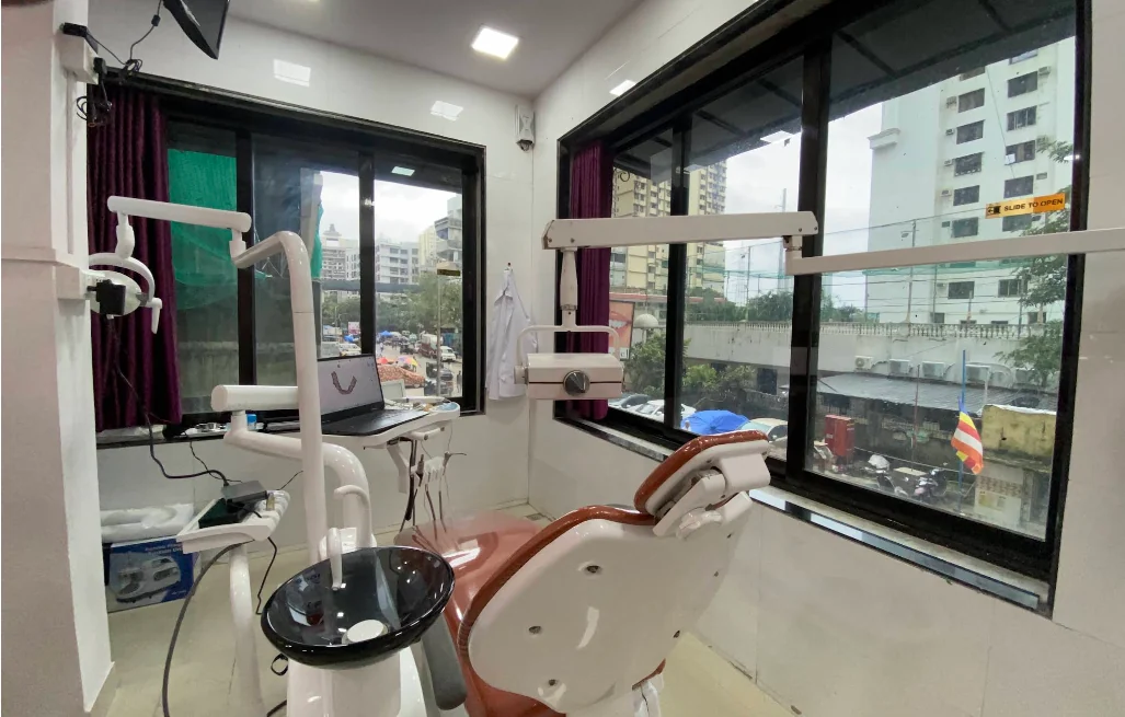 Bright modern dental operatory